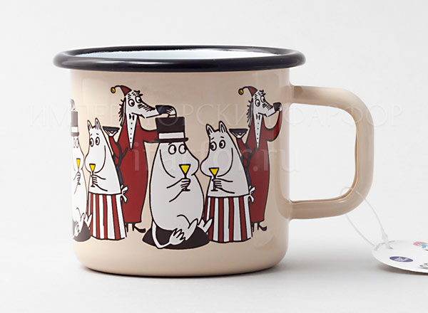 Mug Friends Муми-мама, Муми-папа, Филифьонка (красная) 