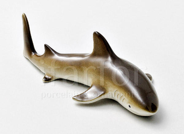 Sculpture Big shark Grey
