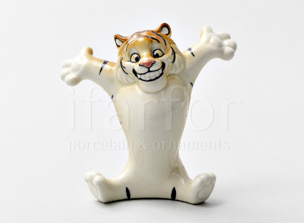 Sculpture Tiger happy