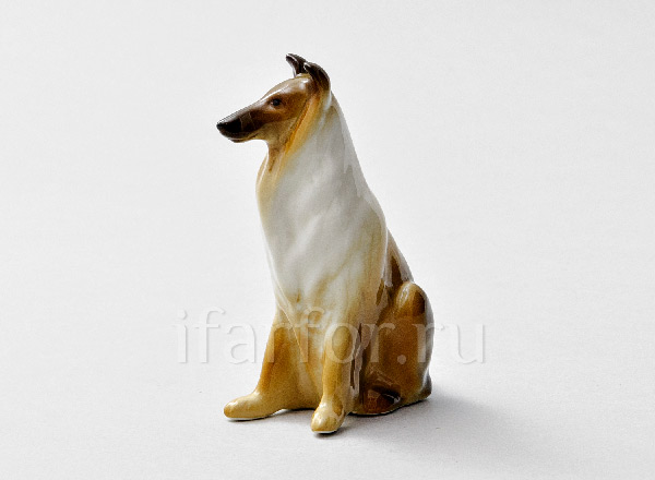 Sculpture Collie small brown