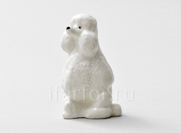 Sculpture Poodle white