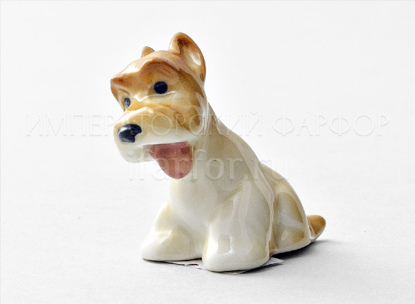 Sculpture Terrier puppy Redhead