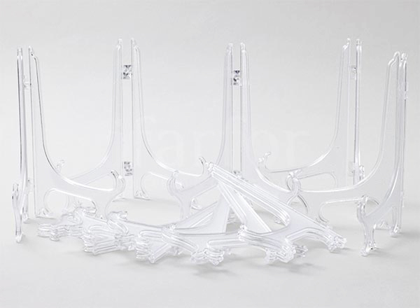 Set of stands for decorative plates 280мм Transparent 10/10 Stand