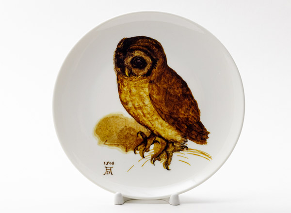 Decorative plate Durer Albrecht Little owl