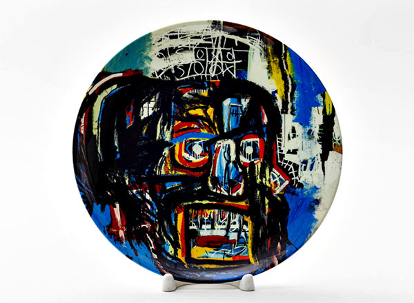 Decorative plate Basquiat Jean-Michel Untitled