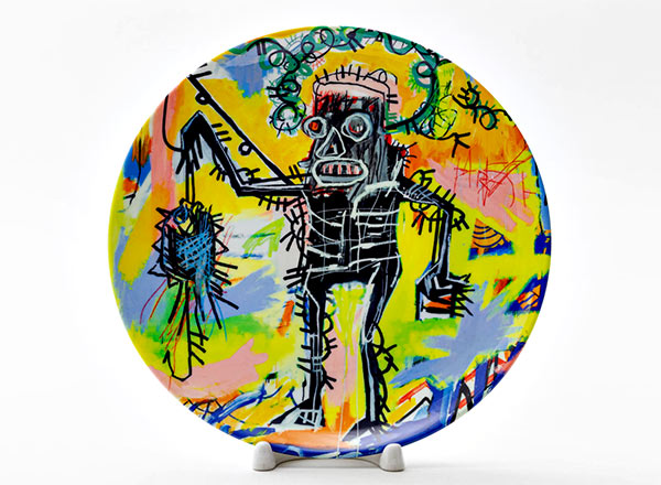 Decorative plate Basquiat Jean-Michel Fishing