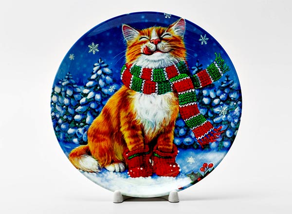 Decorative plate  First snow