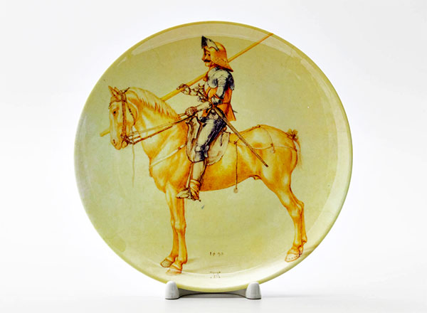 Decorative plate Durer Albrecht Horseman