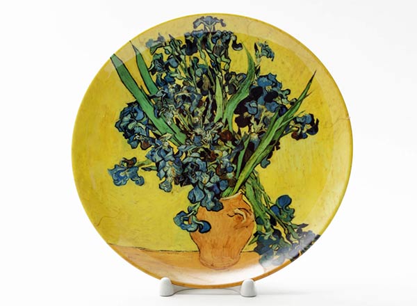 Декоративная тарелка Винсент Ван Гог Ирисы