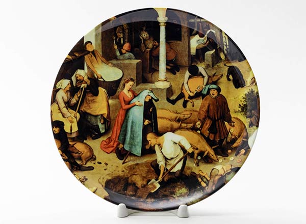 Decorative plate Bruegel Pieter the Elder Netherlands proverbs 5