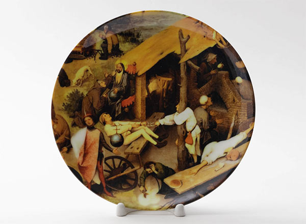 Decorative plate Bruegel Pieter the Elder Netherlands proverbs 6
