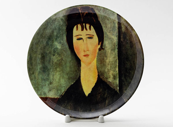 Decorative plate Modigliani Amedeo Sad girl