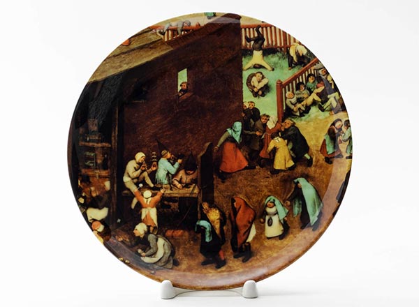 Decorative plate Bruegel Pieter the Elder Children games 4