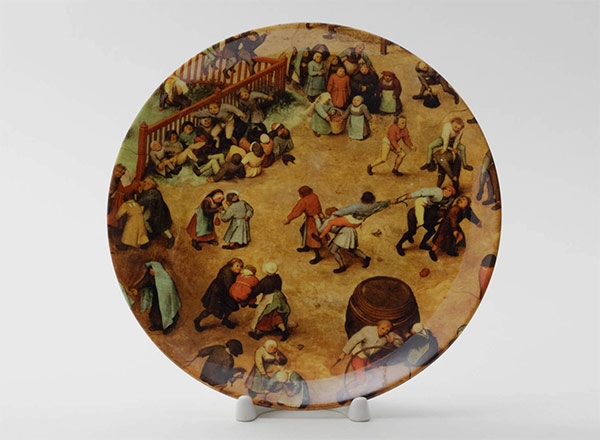 Decorative plate Bruegel Pieter the Elder Children games 5
