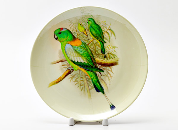 Декоративная тарелка Лир Эдвард Три волнистых попугайчика