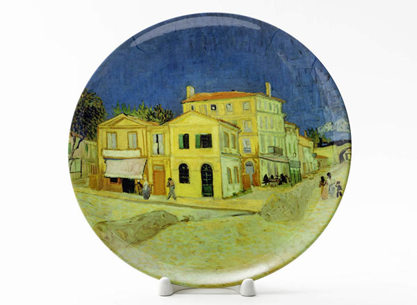 Decorative plate Vincent van Gogh House