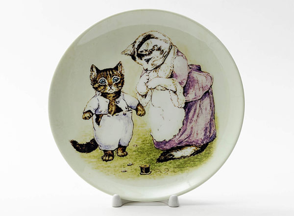 Decorative plate Potter Beatrix Cat-tailor