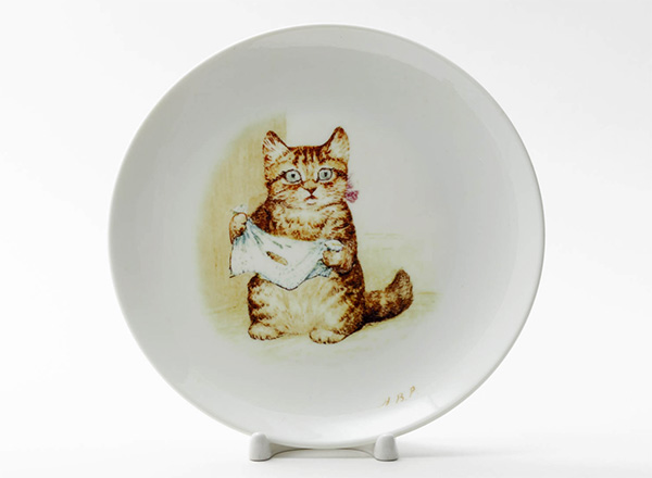 Decorative plate Potter Beatrix Kitten with napkin