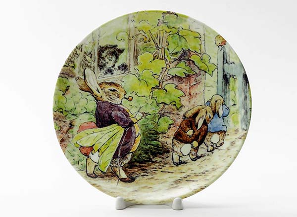 Decorative plate Potter Beatrix Guilty rabbits