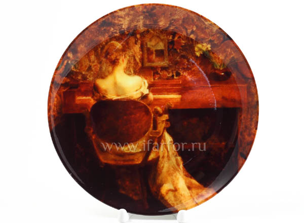 Decorative plate Dewing Thomas Wilmer Harpsichord