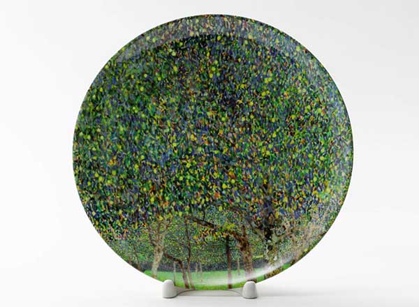 Decorative plate Klimt Gustav Pear-tree