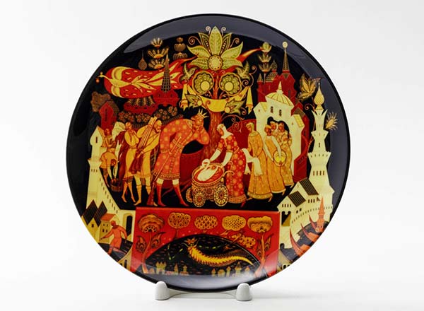 Decorative plate  Sea King and Vasilisa the Wise