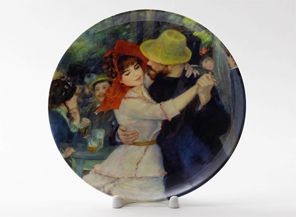 Decorative plate Renoir Pierre-Auguste Dance at Bougival