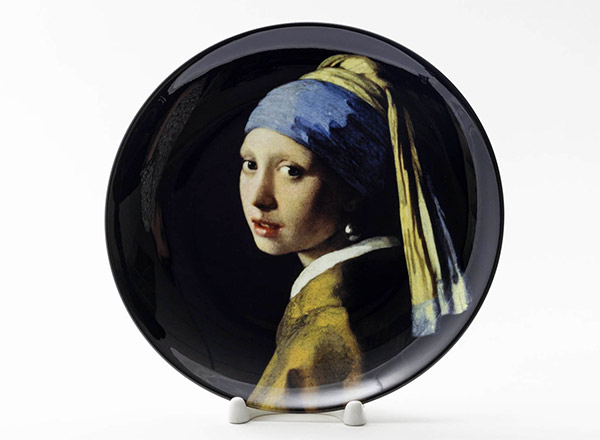 Decorative plate Johannes Vermeer Girl with a pearl earring