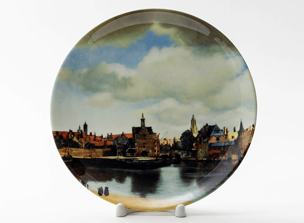 Decorative plate Johannes Vermeer View of Delft