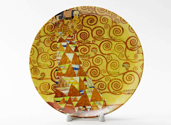 Декоративная тарелка Климт Густав Древо жизни. Левая часть