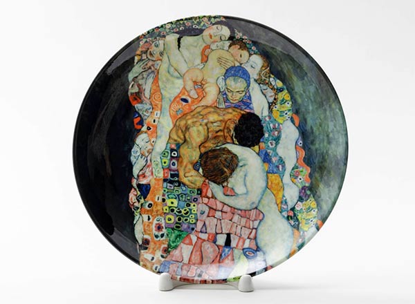 Decorative plate Klimt Gustav Life