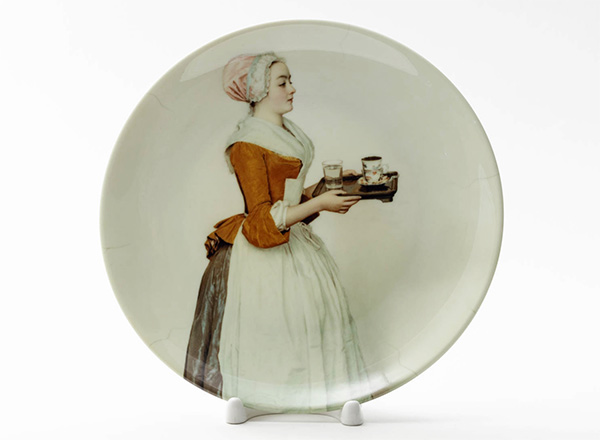 Decorative plate Jean-Etienne Liotard The chocolate girl