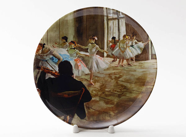Decorative plate Edgar Degas Dance school