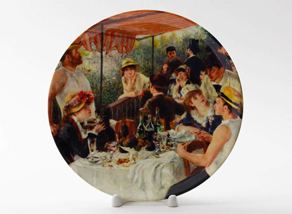 Decorative plate Renoir Pierre-Auguste Luncheon of the Boating Party