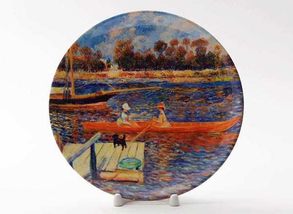 Decorative plate Renoir Pierre-Auguste Two Women in a Rowboat