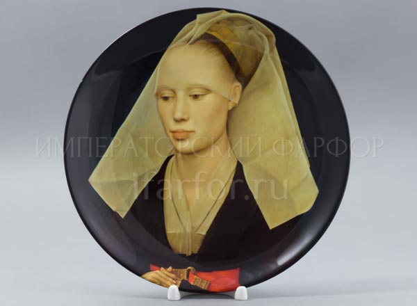 Decorative plate Rogier van der Weyden Portrait of a lady