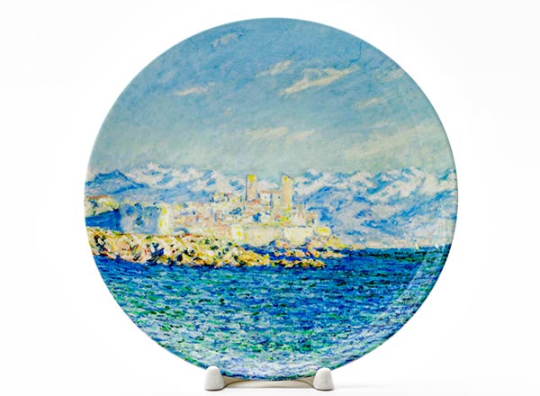Decorative plate Oscar Claude Monet Antibes