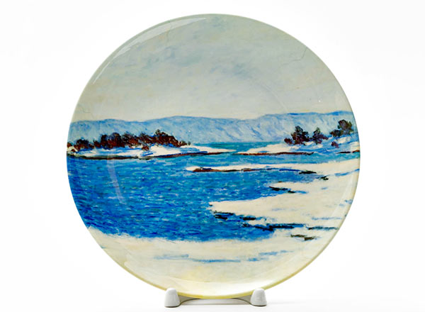Decorative plate Oscar Claude Monet Landscape