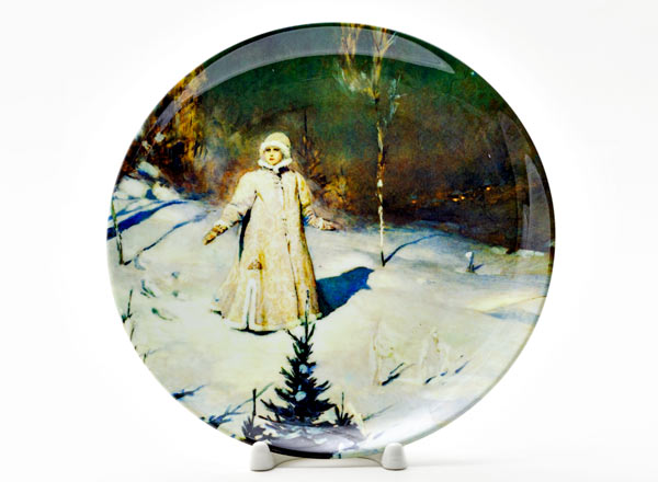 Decorative plate Vasnetsov Victor Mikhailovich Snow Maiden