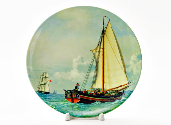 Decorative plate Eckersberg, Christopher Wilhelm Sea