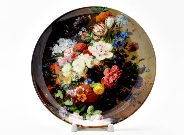 Декоративная тарелка Бломерс Арнольд Натюрморт с цветами 1