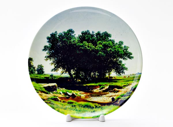 Decorative plate Shishkin Ivan Ivanovich Oaks