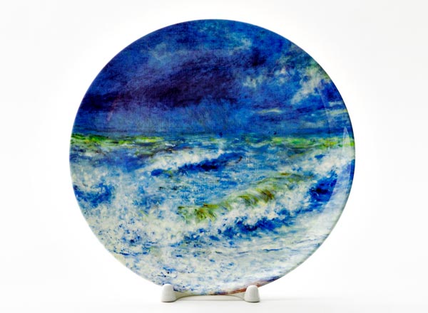 Декоративная тарелка Ренуар Пьер Огюст Морской пейзаж