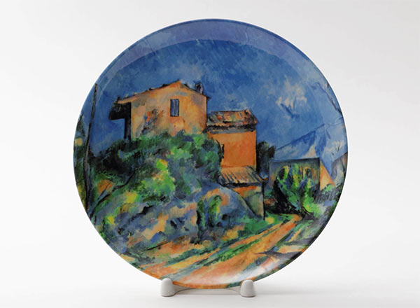 Decorative plate Cezanne Paul House of Mary on the road to Chateau Noir
