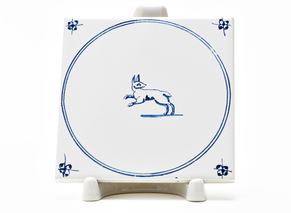 Tile Dutch. Rabbit 