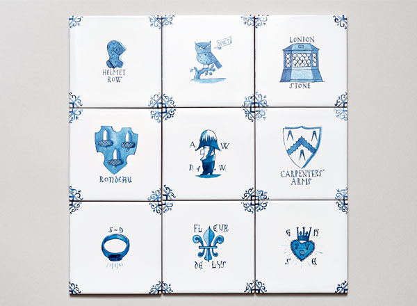 Set of tiles Dutch. Dutch motives #2 