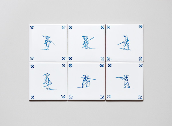 Set of tiles Dutch. Dutch motives #7 