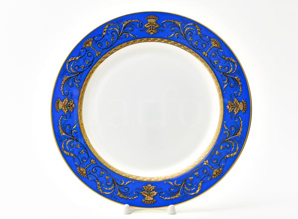 Plate flat Lapis lazuli