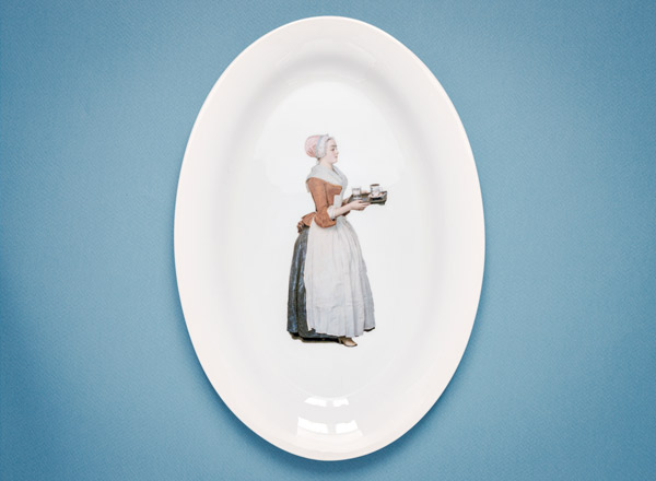 Dish/ platter oval Chocolate STOPPARD Standard