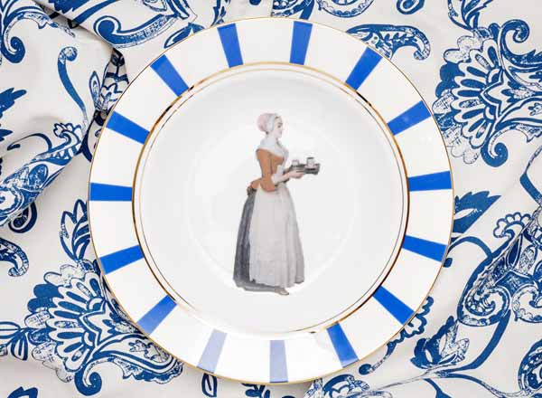 Тарелка глубокая Шоколадница фиолетовый 3